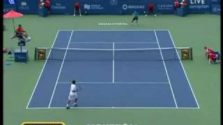 Montreal 09 QF Roger v Tsonga Highlights Pt 3 [upl. by Tennos339]