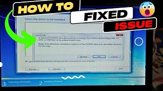 Fix A Required CDDVD Drive Device Driver is Missing Error Message When Installing Win 7 From a USB [upl. by Fortunia974]