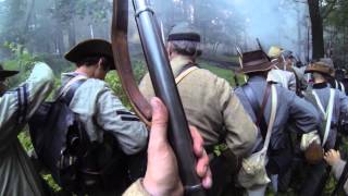 Culps Hill BGA 150th Gettysburg Reenactment [upl. by Lebasi774]