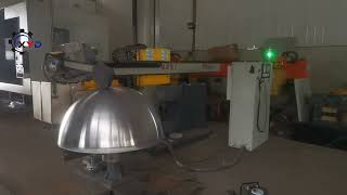 Steel tank shell inside polishing machine from XYD Industries [upl. by Eirrem]