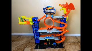 Unboxing and how to play with the Hot Wheels City Ultimate Garage Playset [upl. by Renick]