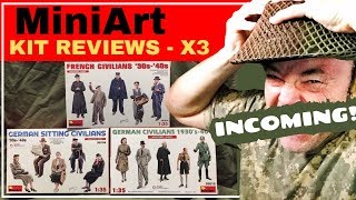 MINIART CIVILIANS SETS KIT REVIEWS  2020 [upl. by Trub]