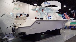 Discover the NEW Fishing BEAST on the Water  Miami Boat Show 2024 [upl. by Eiboh612]