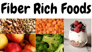 Which Foods are Rich in Fiber and Why are They Important [upl. by Jorgenson]