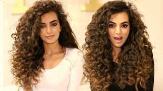 HEATLESS Curls For Long Hair Tutorial [upl. by Dnalkrik946]