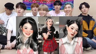 BTS REACTION Kika Kim BEST TikTok Compilation 2024 kikakim [upl. by Airret]