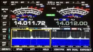 Icom IC7851 RMDR CW Test [upl. by Fuhrman]