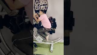 Seated leg pull machine for lower abs🔥🔥motivationgymgymworkout fitnessshortsabs [upl. by Jakob]