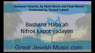 Bashana Habaah with lyrics performed by Yisrael Lutnick [upl. by Nydnarb]