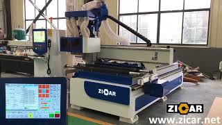 ZICAR Automatic Plywood MDF CNC Cutting Engraving Router Machine For Wood Furniture [upl. by Aenel494]