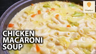 Sopas  Chicken Macaroni soup  Cooking guide [upl. by Eseerehc703]