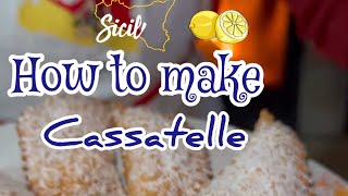 Make Cassatelle with Franca [upl. by Hansen]