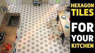 Hexagon tiles floor for kitchen in 2017 50 desing ideas [upl. by Tnirb]