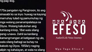 Efeso 4 Audio Tagalog Bible [upl. by Naitsabes75]