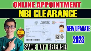 PAANO KUMUHA NG NBI CLEARANCE  ONLINE NBI CLEARANCE REGISTRATION 2023 [upl. by Chinua]