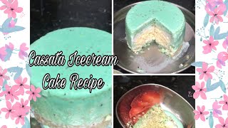 Cassata Icecream Cake RecipeCassata Icecream Cake Recipe in TamilHomemade Icecream Cake [upl. by Alyahc]