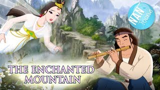 ENCHANTED MOUNTAIN full movie for kids  A WOODMAN AND A FAIRY cartoon  fairy tale for children [upl. by Rizan]