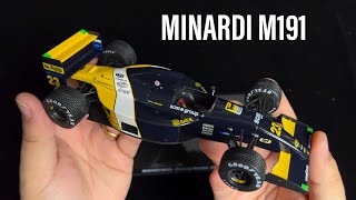 F1 Model 124 Minardi M191 Pierluigi Martini 1991 [upl. by Alicsirp]