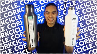 CORKCICLE Classic and Sports Canteen  Unboxing Comparison and Size [upl. by Sybilla]