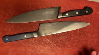 Used knives review Misen and Cangshan [upl. by Otrebcire640]