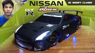 RC Modify 8 Part 2  NISSAN Skyline GTR R35 quotGodzillaquot LED  RC Car [upl. by Arluene378]