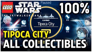 Tipoca City All Collectibles 100 Guide  LEGO Star Wars The Skywalker Saga [upl. by Aelahs]