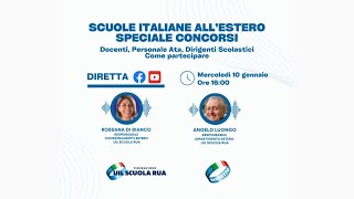 Scuole italiane allestero Speciale Concorsi [upl. by Ranique801]