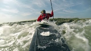 Sea Kayak  Isle of Wight UK  Tahe Marine Greenland [upl. by Lorilee131]