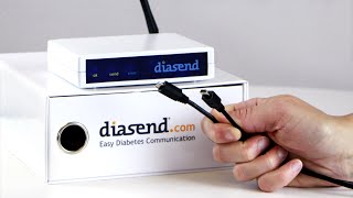 diasend® Clinic  Uploading device using a USB cable [upl. by Aicelef]