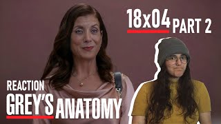 Greys Anatomy 18x04 With a Little Help From My Friend REACTION 22 [upl. by Ellehcyar]