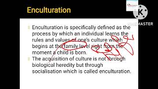 WHAT IS ENCULTURATION [upl. by Merwin]