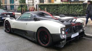 Pagani Zonda Cinque STARTUP  ENGINE SOUND [upl. by Aidualk]