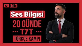 Ses Bilgisi Ses Olayları  Etkinlik ve Soru Çözümü 📌 20 Günde TYT TÜRKÇE Kampı 2025 PDF 1Gün [upl. by Chevalier471]