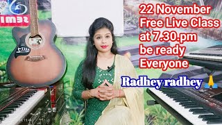 22 November free Live Class with Kanchan Maniratnam Music Career Academy is live [upl. by Lleneg]