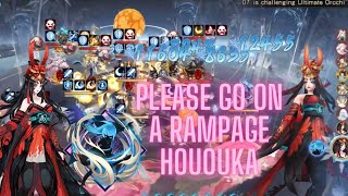 Onmyoji Please go on a rampage Hououka You are my DPS today 3 [upl. by Ardnnek]