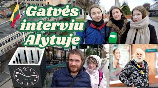 Gatvės interviu Alytuje Sveikinimosi diena 2024 11 21 [upl. by Adnauqahs856]