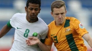 QF  Australia vs Saudi Arabia AFC U22 Champuinship 2014 [upl. by Cattan]