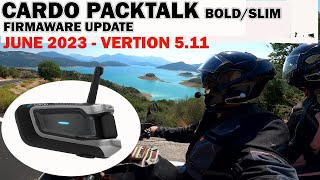 Cardo PACKTALK Firmware 511 the right WAY tutorial  tips REVIEW [upl. by Ssej]