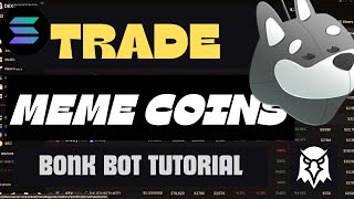 QUICK TUTORIAL ON HOW TO SETUP BONKBOT ON TELEGRAM  TRADE MEME COINS ON SOLANA 2024 [upl. by Eelyam]