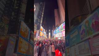 Times Square After Dark The Heartbeat of NYC at Night citypulsenyc newyorkcityvibes [upl. by Keraj]