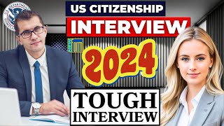 New Form N400 Naturalization Interview  Real Interview of US Citizenship 2024 amp Oath Ceremony [upl. by Celisse]