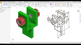 Autodesk Inventor Tutorial 38 [upl. by Eyeleen]