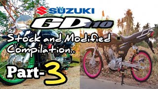 GD110 Suzuki Part3Stock and Modified CompilationShoutout [upl. by Demakis]