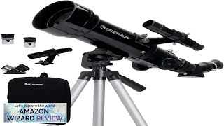 Celestron 70mm Travel Scope Portable Refractor Telescope FullyCoated Glass Review [upl. by Avihs162]