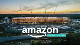 Amazon Robotics Sortation Center in Charlton MA [upl. by Eniamret]