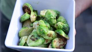 The Best Grilled Brussel Sprouts recipe  SAM THE COOKING GUY [upl. by Orson717]