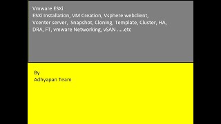 CLAS14 VMWARE NETWORKING VSWITCHESVMNIC [upl. by Pickford]