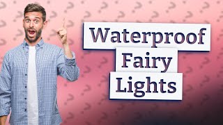 Can you put battery powered fairy lights in water [upl. by Sibelle]