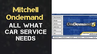 MITCHELL ONDEMAND EVERYTHING A CAR SERVICE NEEDS diagrams data bulletins [upl. by Stuckey]