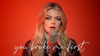 you broke me first  Tate McRae Cover by Davina Michelle [upl. by Aleak231]